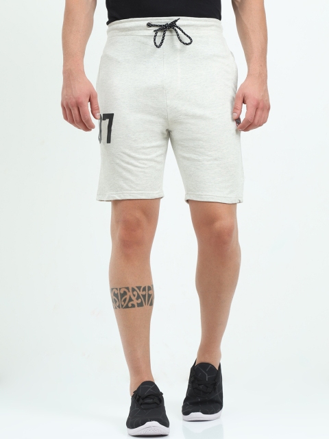 

ARDEUR Men Off White Outdoor Sports Shorts