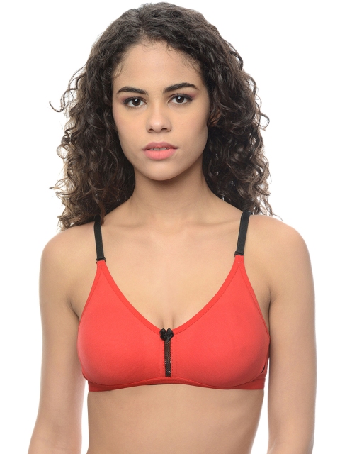 

Leading Lady Red Full-Coverage T-shirt Bra