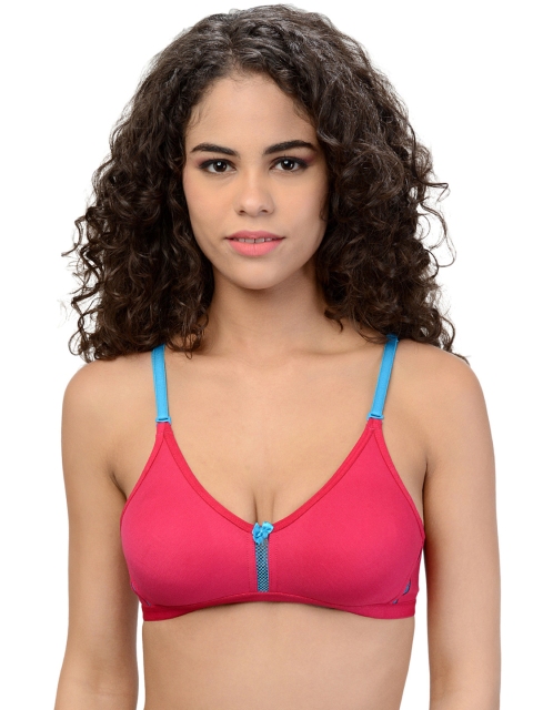

Leading Lady Pink Full-Coverage T-shirt Bra