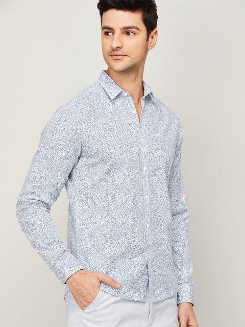 

Fame Forever by Lifestyle Men White Printed Casual Shirt
