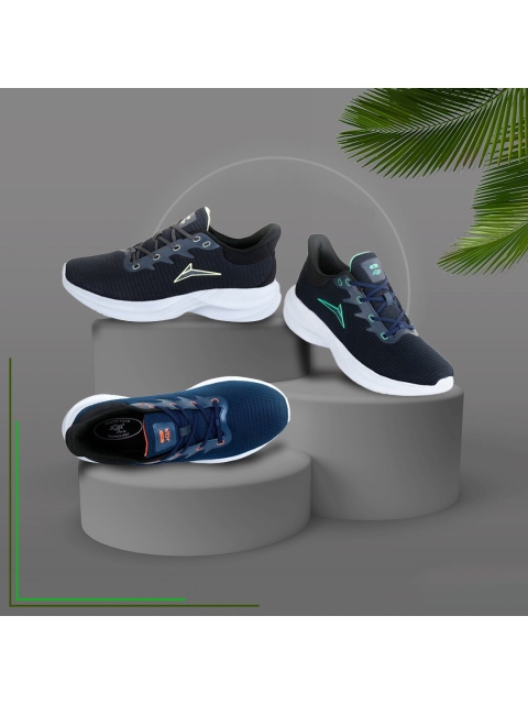 

JQR Men Grey & White Mesh Running Shoes