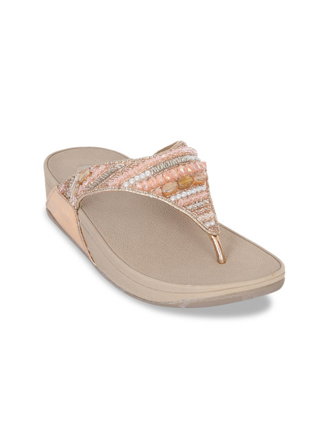 

Zyla Rose Gold Party Wedge