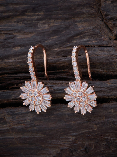 

Kushal's Fashion Jewellery White Floral Studs Earrings