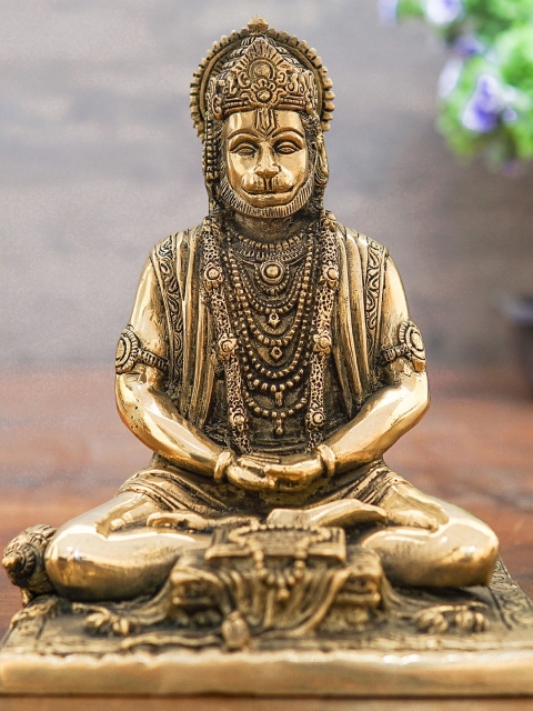 

StatueStudio Metallic-Toned Antique Hanuman Idol Showpiece