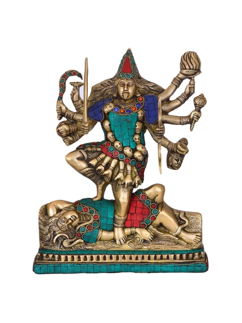 

StatueStudio Gold-Coloured & Red Maa Kali Showpiece