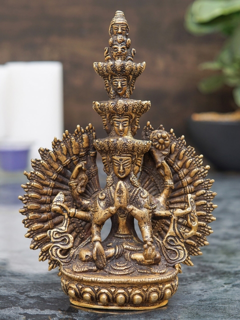 

StatueStudio Bronze Buddha Avalokiteshvara Chenrezig Showpiece