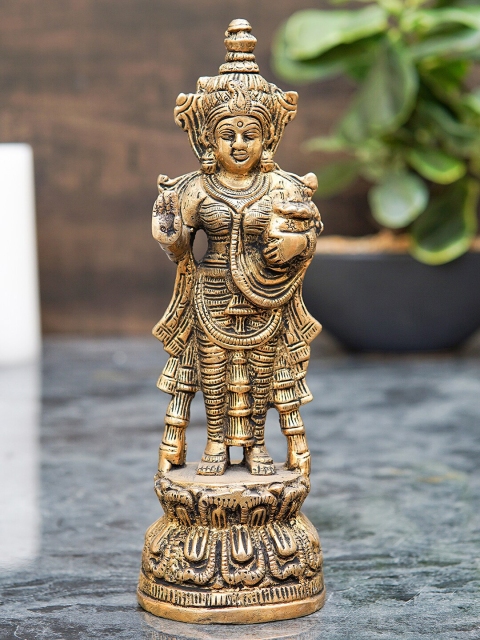 

StatueStudio Bronze Textured Standing Radha Idol Showpiece
