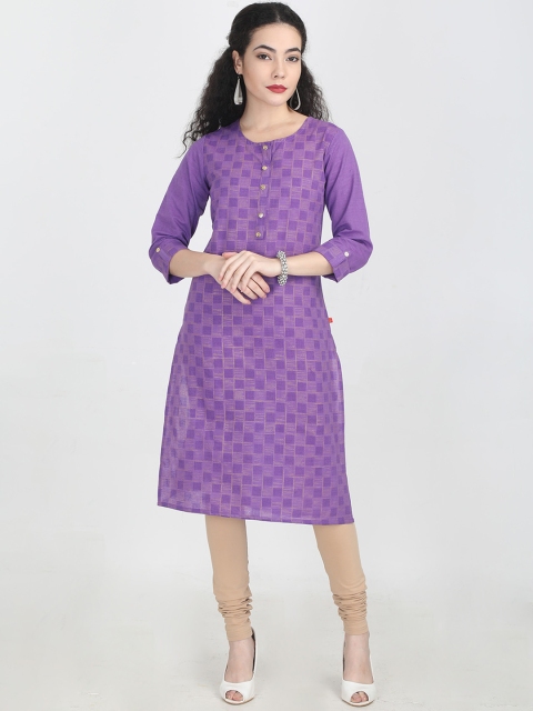 

Marcia Women Purple Ethnic Motifs Kurta