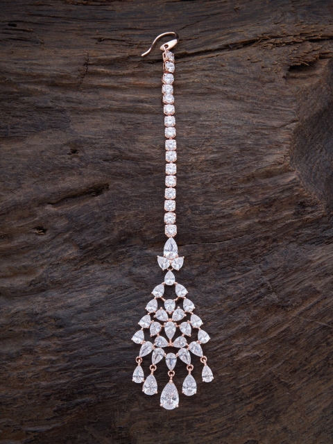 

Kushal's Fashion Jewellery Women White Embellished Head Jewellery