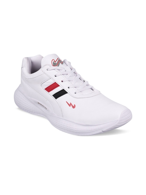 

Campus Men White Mesh Running Shoes