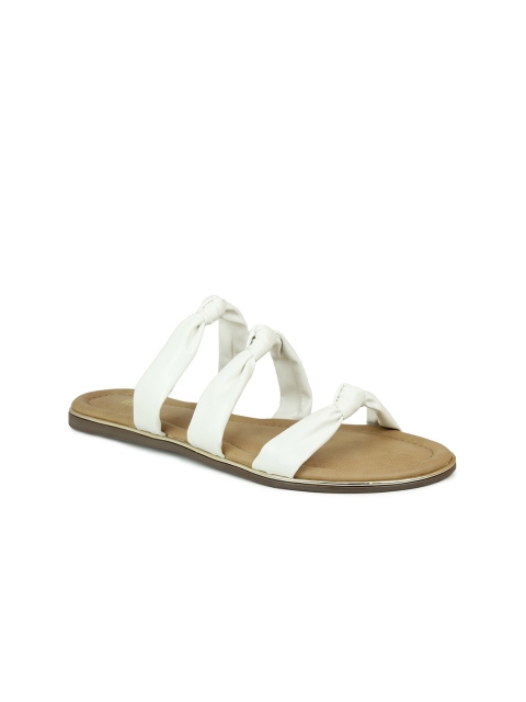 

Inc 5 Women White Open Toe Flats