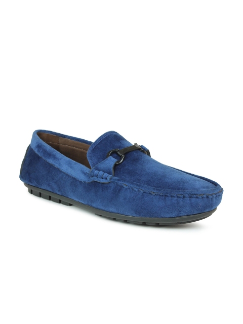 

PRIVO Men Black Suede Loafers