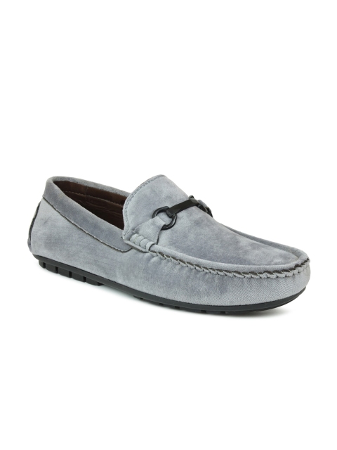 

PRIVO Men Black Suede Loafers