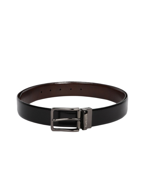 

Van Heusen Men Black & Brown Reversible Leather Belt