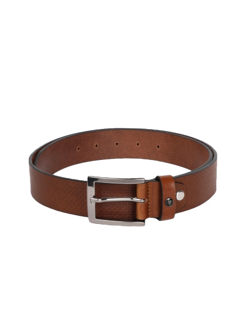 

Van Heusen Men Brown Textured Leather Belt