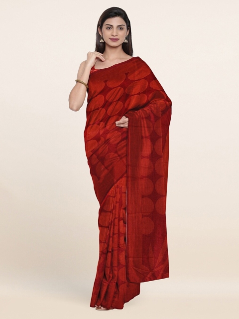 

Pothys Red Floral Saree