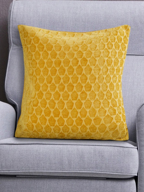 

Home Centre Yellow Abstract Square Cushion Covers