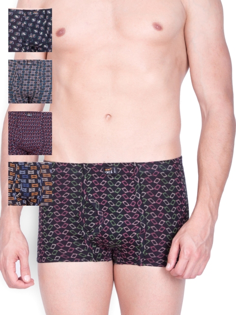 

Lux Cozi Men Pack of 5 Multicoloured Printed Trunks COZI_BIGSHOT, Multi