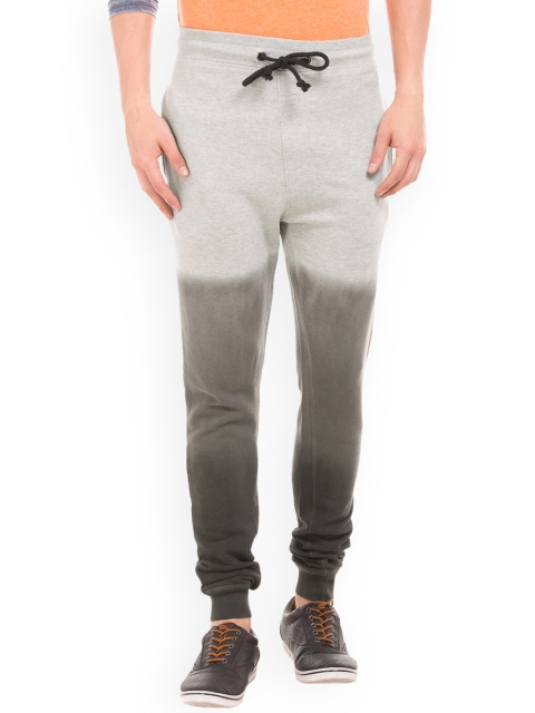 

Breakbounce Grey Melange Ombre-Dyed Slim Track Pants