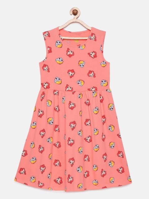 

YK Disney Girls Coral A-Line Dress