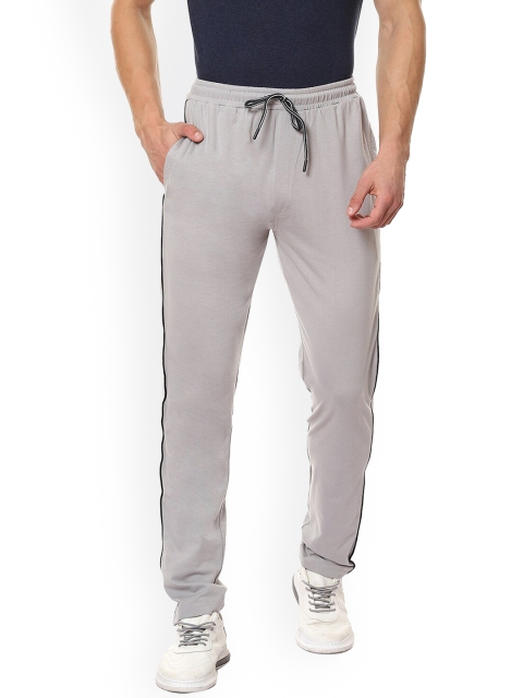 

VINENZIA Men Smock Grey Solid Track Pants