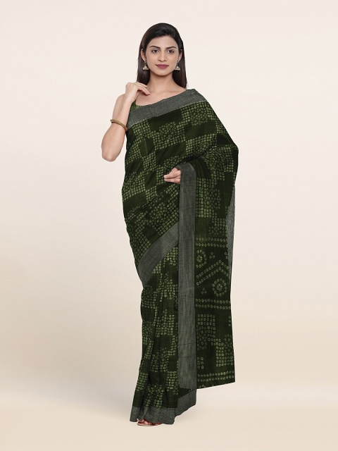 

Pothys Green Printed Saree
