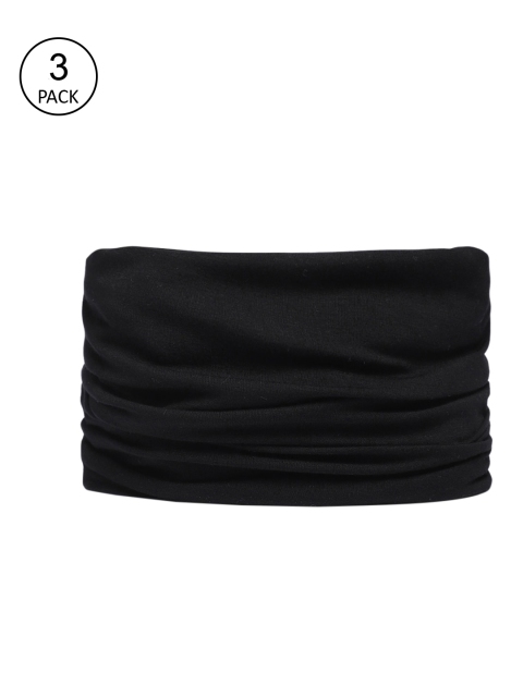 

Heelium Pack of 3 Bamboo Seamless Bandana Multipurpose Headband, White