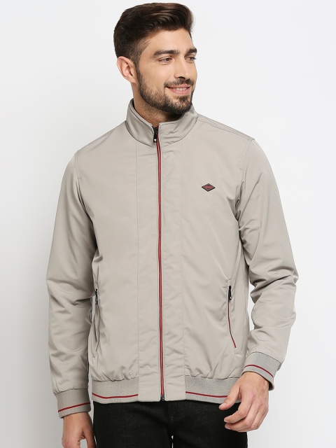 

SPYKAR Men White Checked Bomber Jacket