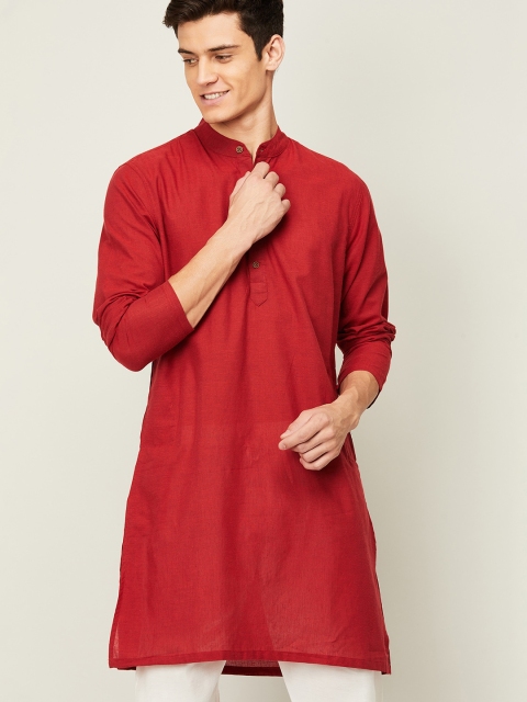 

Melange by Lifestyle Men Red Kurta