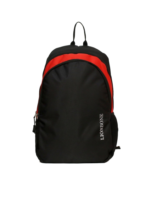 

LIONBONE Unisex Black & Orange Backpack