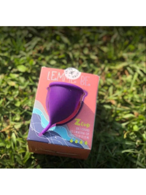 

LEMME BE Menstrual Cup & Heavy Flow Day Pads Combo, Purple