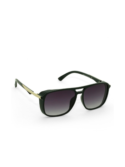 

SUNNIES Unisex Purple Lens & Black Square Sunglasses with UV Protected Lens SUNNIES-042