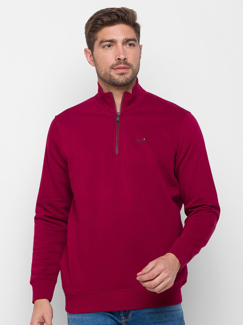 

SPYKAR Men Purple Sweatshirt