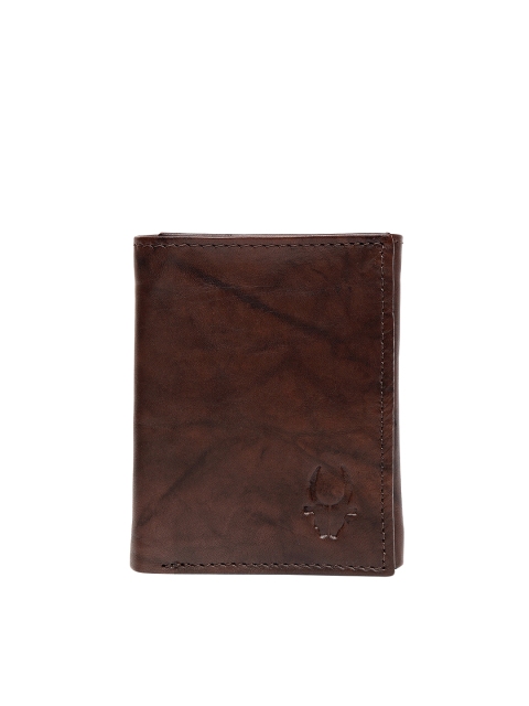 

WildHorn Men Brown Genuine Leather Wallet