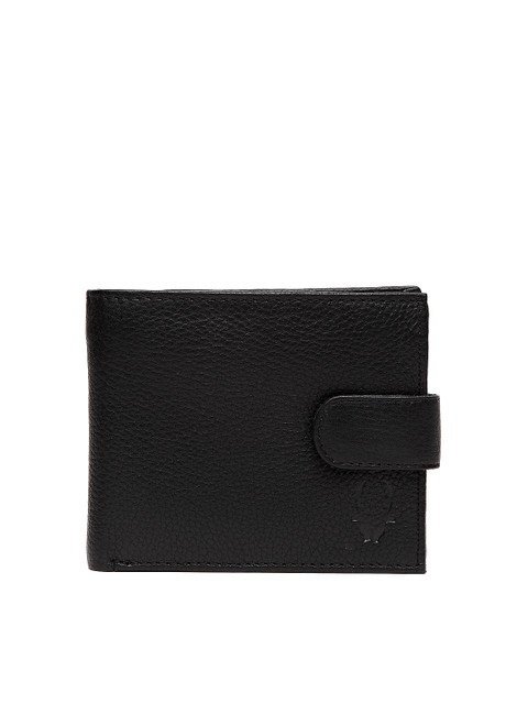 

WildHorn Men Black Genuine Leather Wallet