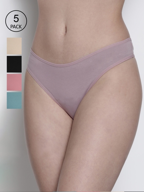 

Skidlers Pack of 5 Assorted Cotton Antibacterial Bikini