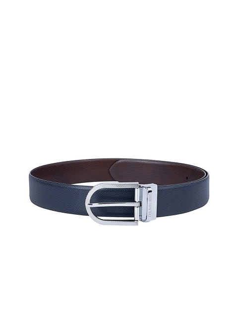 

Da Milano Men Blue Leather Belt