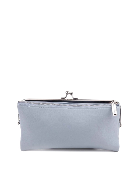 

ODETTE Blue Textured Bowling Handheld Bag