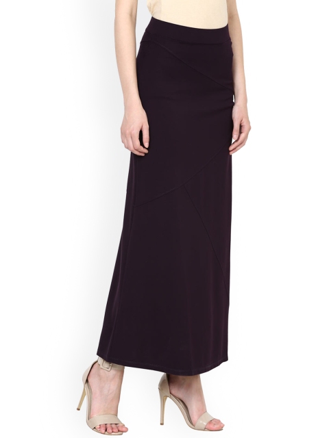 

Lakshita Women Purple Solid A-Line Maxi Skirt Skirts