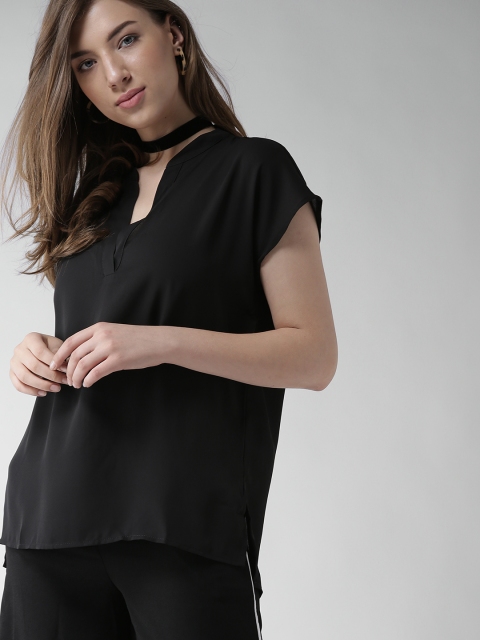 

FOREVER 21 Black Solid Top