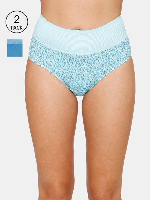 

Zivame Women Blue Pack Of 2 Hipster Briefs ZI2685FASHBSLVR
