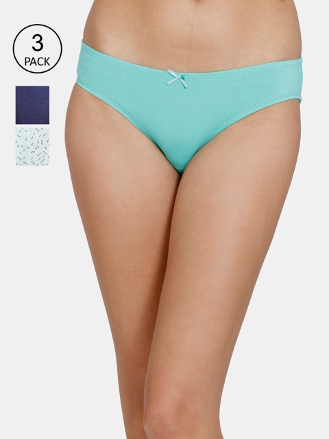 

Zivame Women Pack Of 3 Assorted Bikini Briefs