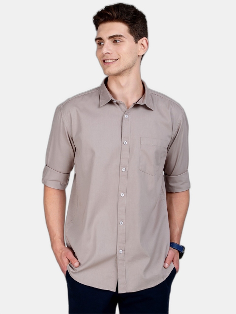 

SORATIA Men Lavender Slim Fit Casual Shirt