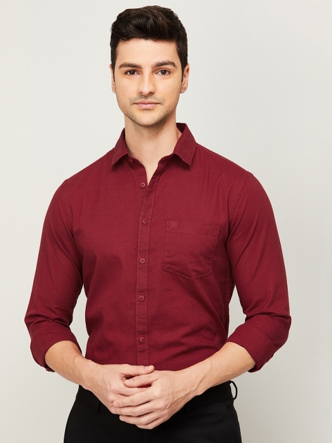 

CODE by Lifestyle Men Maroon Standard Casual Shirt