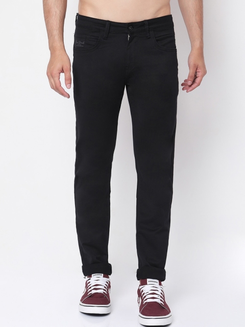 

Rex Straut Jeans Men Black Smart Slim Fit Highly Distressed Stretchable Jeans