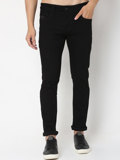 

Rex Straut Jeans Men Black Smart Slim Fit Stretchable Jeans