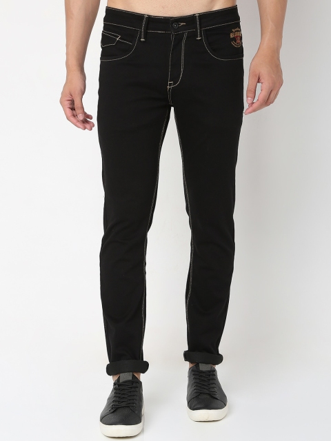 

Rex Straut Jeans Men Black Smart Slim Fit Stretchable Jeans