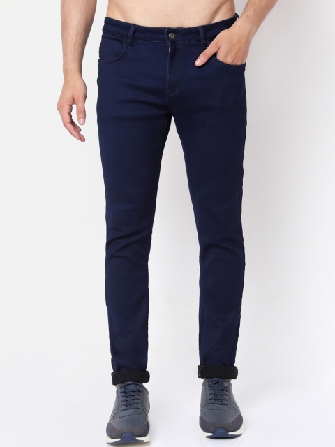 

Rex Straut Jeans Men Blue Smart Slim Fit Stretchable Jeans