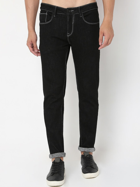 

Rex Straut Jeans Men Black Smart Slim Fit Stretchable Jeans