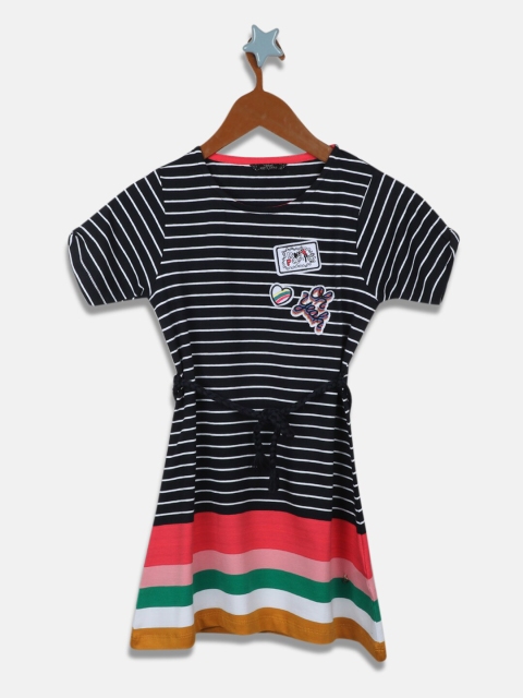 

Monte Carlo Navy Blue Striped T-shirt Dress